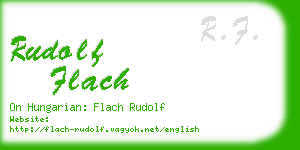 rudolf flach business card